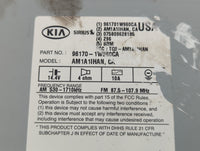 2016-2017 Kia Rio Am Fm Cd Player Radio Receiver - Oemusedautoparts1.com