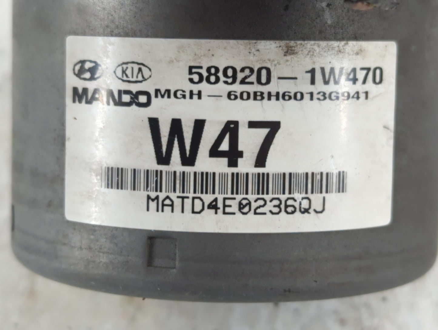 2016-2017 Kia Rio ABS Pump Control Module Replacement P/N:58920-1W470 Fits Fits 2016 2017 OEM Used Auto Parts - Oemusedautop