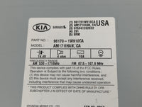 2016-2017 Kia Rio Am Fm Cd Player Radio Receiver - Oemusedautoparts1.com