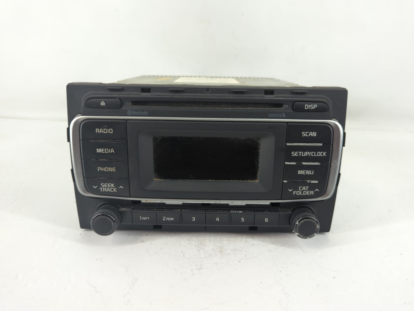 2016-2017 Kia Rio Radio AM FM Cd Player Receiver Replacement P/N:96170-1W960CA Fits Fits 2016 2017 OEM Used Auto Parts - Oem