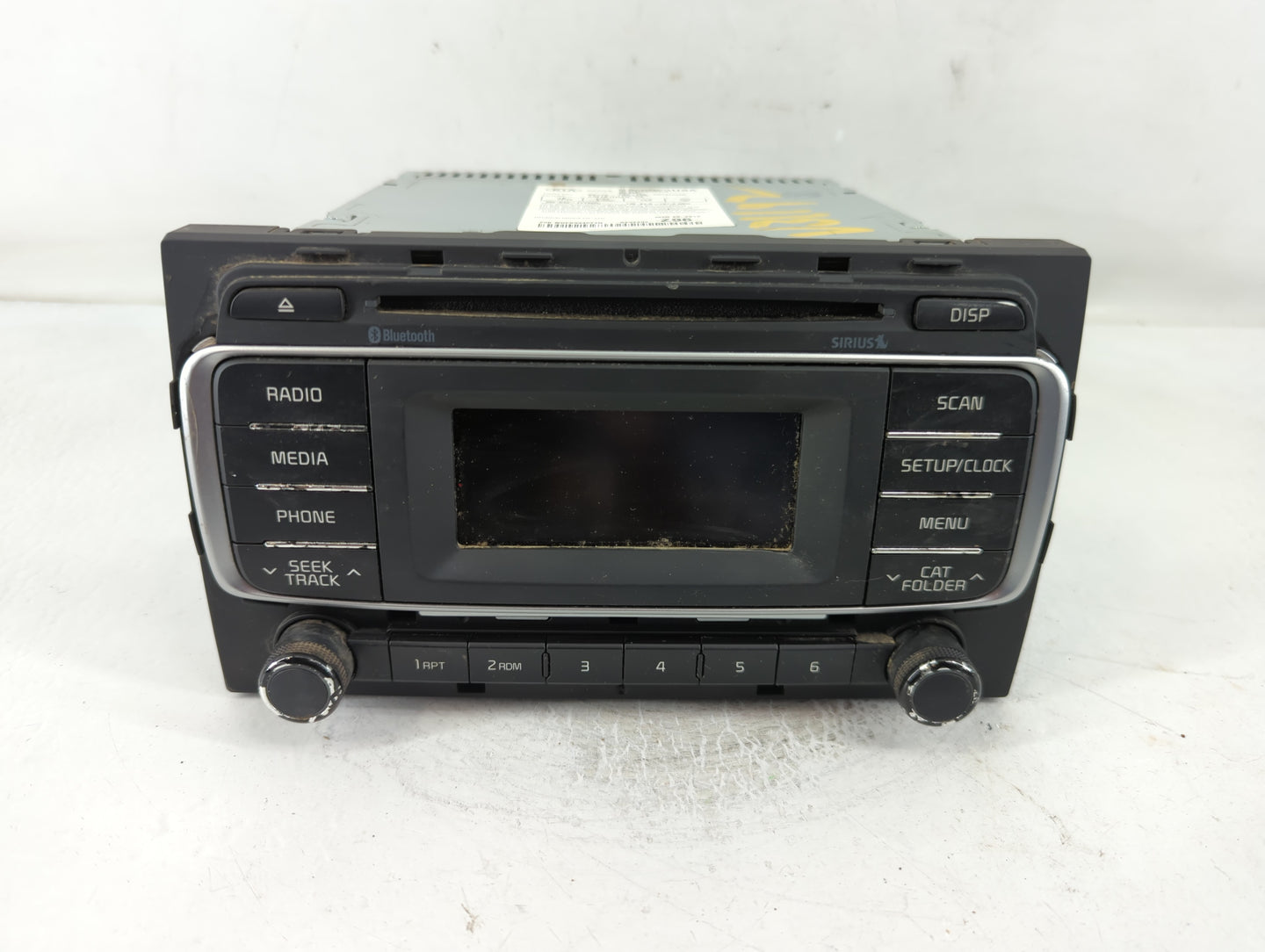 2016-2017 Kia Rio Radio AM FM Cd Player Receiver Replacement P/N:96170-1W960CA Fits Fits 2016 2017 OEM Used Auto Parts - Oem
