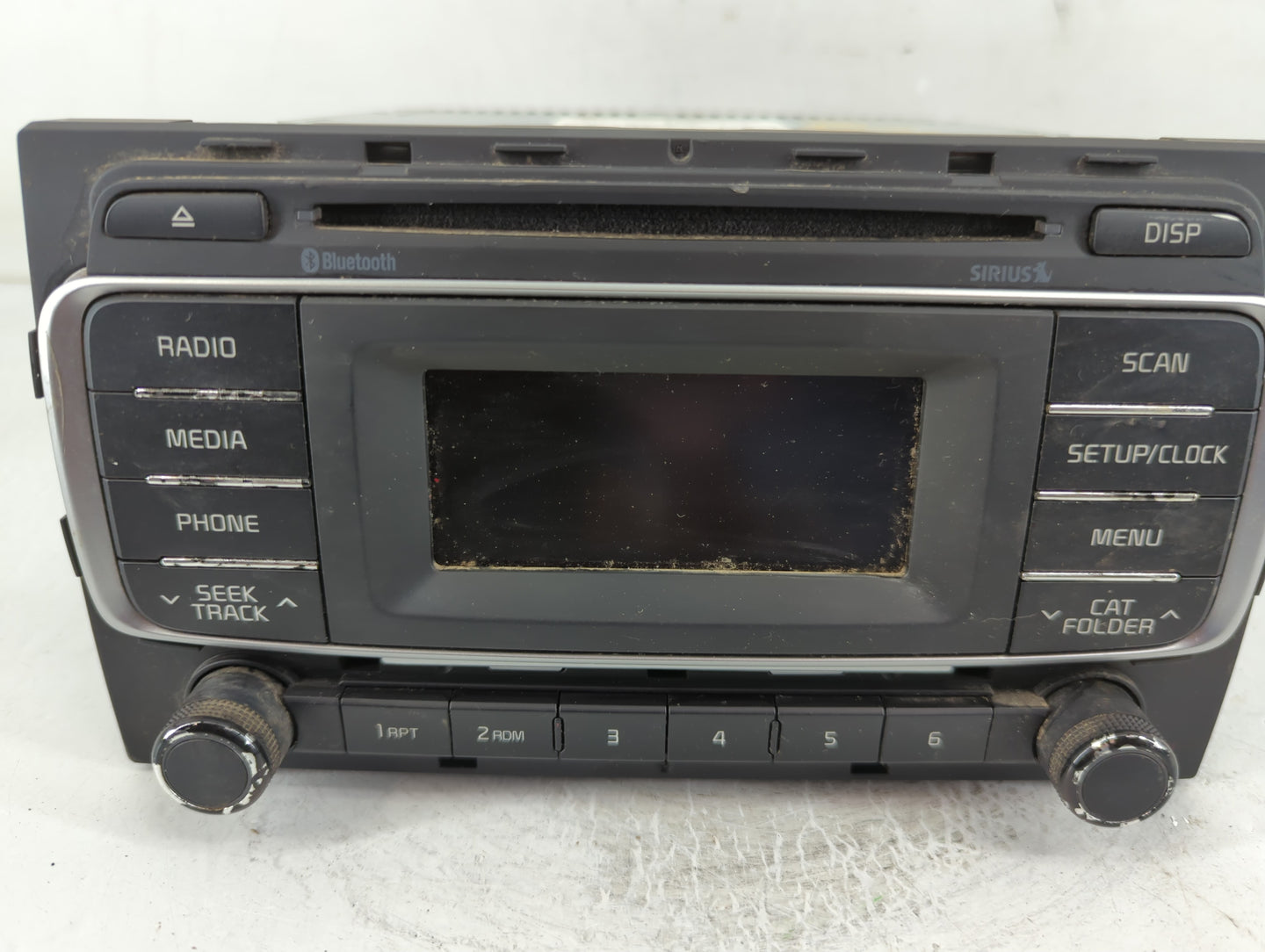 2016-2017 Kia Rio Radio AM FM Cd Player Receiver Replacement P/N:96170-1W960CA Fits Fits 2016 2017 OEM Used Auto Parts - Oem