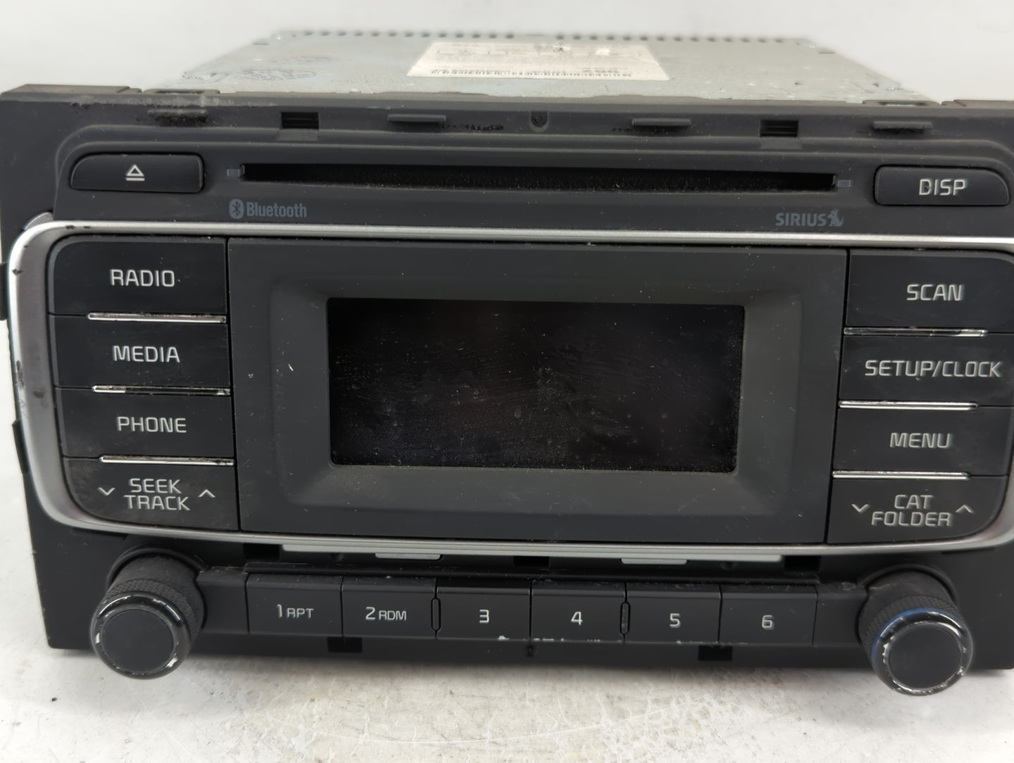 2016-2017 Kia Rio Radio AM FM Cd Player Receiver Replacement P/N:961701W960CA Fits Fits 2016 2017 OEM Used Auto Parts - Oemu
