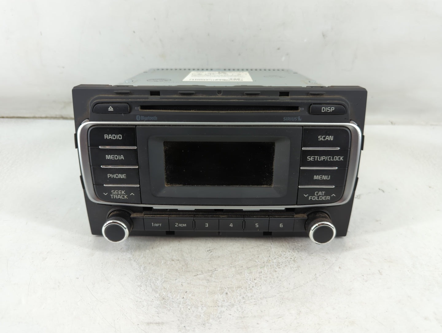 2016-2017 Kia Rio Radio AM FM Cd Player Receiver Replacement P/N:96170-1W960CA Fits Fits 2016 2017 OEM Used Auto Parts - Oem