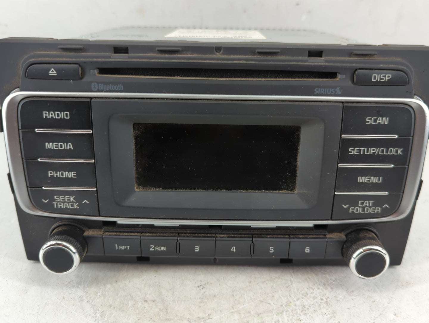 2016-2017 Kia Rio Radio AM FM Cd Player Receiver Replacement P/N:96170-1W960CA Fits Fits 2016 2017 OEM Used Auto Parts - Oem