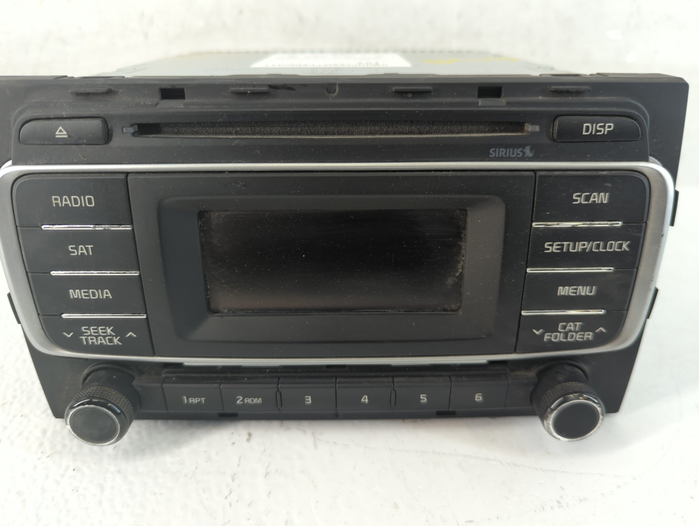2016-2017 Kia Rio Radio AM FM Cd Player Receiver Replacement P/N:961701W960CA Fits Fits 2016 2017 OEM Used Auto Parts - Oemu