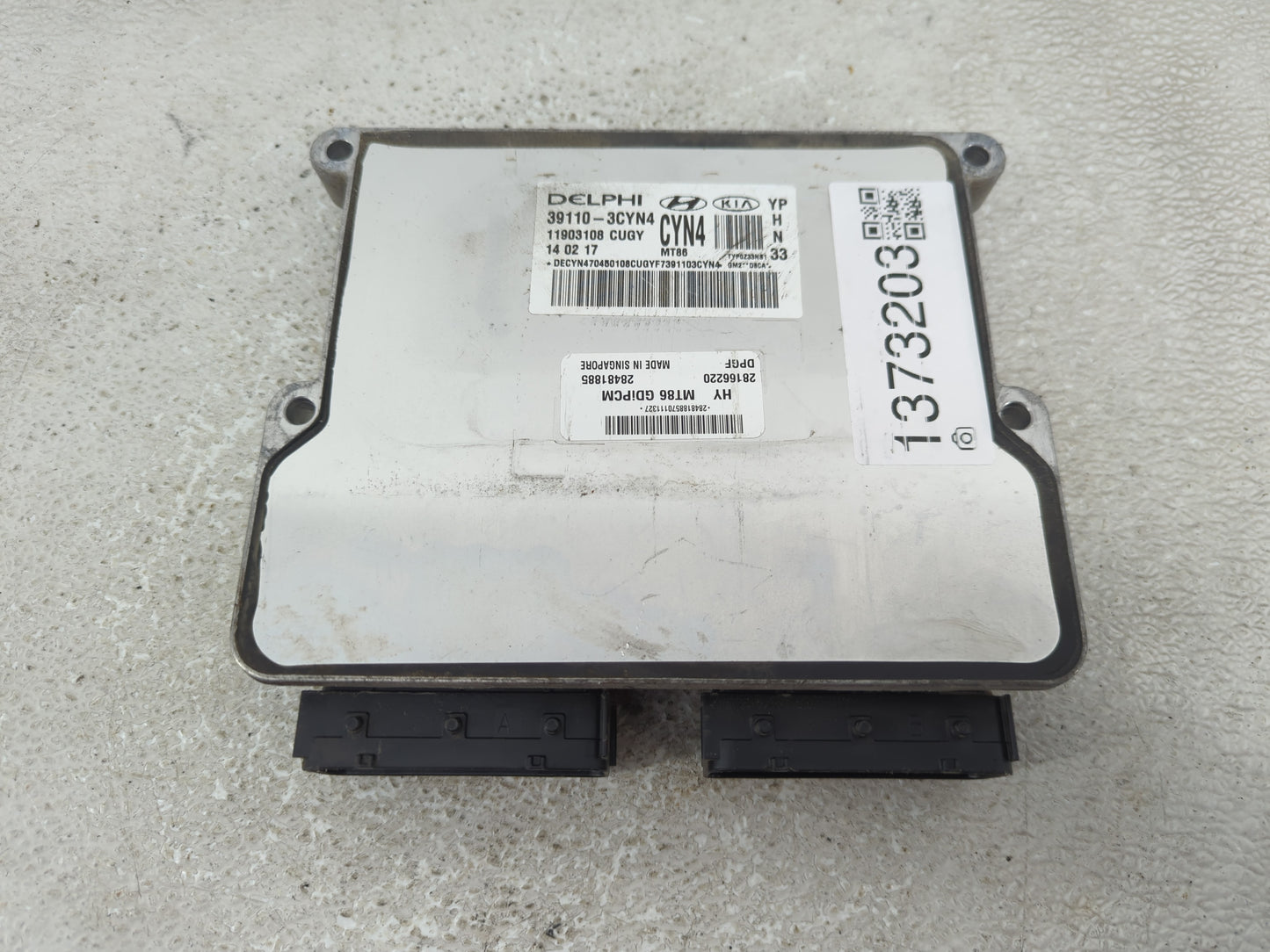 2017-2018 Kia Sedona PCM Engine Control Computer ECU ECM PCU OEM P/N:39110-3CYN4 Fits Fits 2017 2018 OEM Used Auto Parts - O