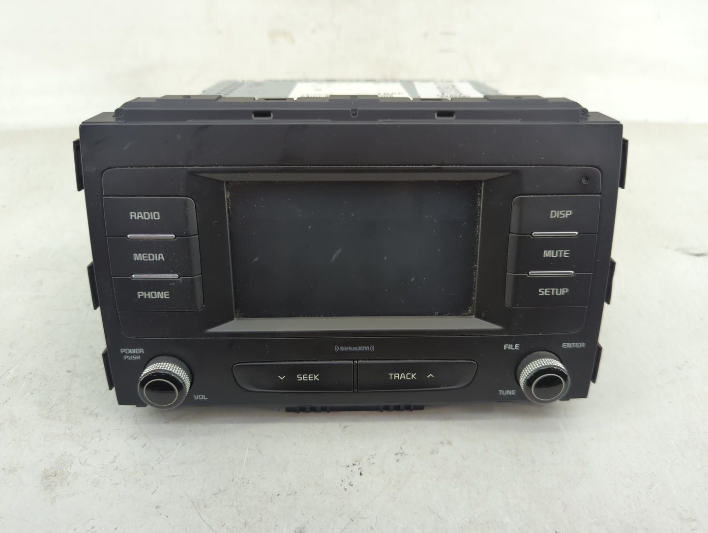 2017-2018 Kia Sedona Radio AM FM Cd Player Receiver Replacement P/N:96180-A9BA0WAC Fits Fits 2017 2018 OEM Used Auto Parts -