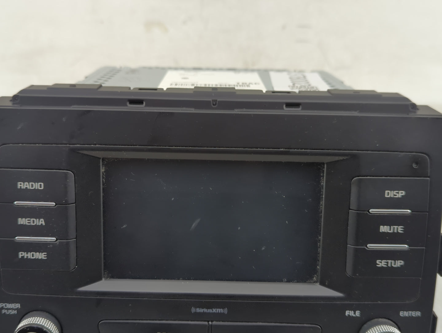 2017-2018 Kia Sedona Radio AM FM Cd Player Receiver Replacement P/N:96180-A9BA0WAC Fits Fits 2017 2018 OEM Used Auto Parts -