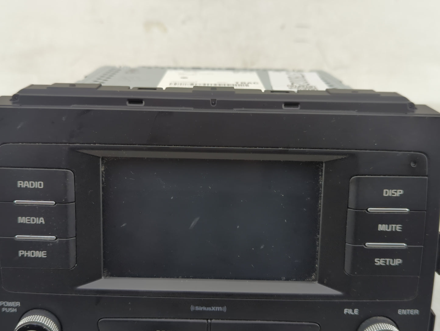 2017-2018 Kia Sedona Radio AM FM Cd Player Receiver Replacement P/N:96180-A9BA0WAC Fits Fits 2017 2018 OEM Used Auto Parts -