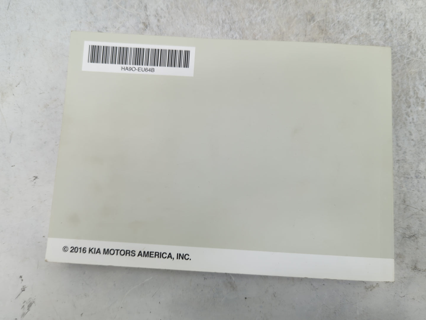 2017 Kia Sedona Owners Manual Book Guide P/N:HA9O-EU64B OEM Used Auto Parts - Oemusedautoparts1.com