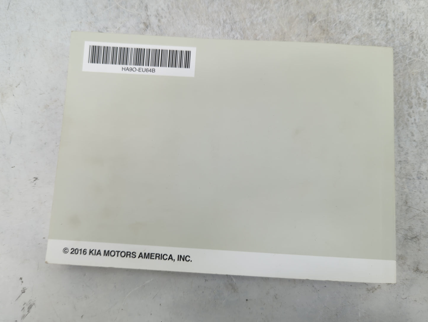 2017 Kia Sedona Owners Manual Book Guide P/N:HA9O-EU64B OEM Used Auto Parts - Oemusedautoparts1.com