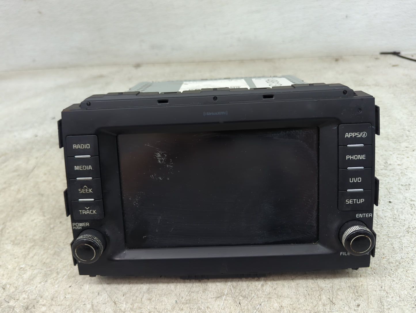 2017-2018 Kia Sedona Radio AM FM Cd Player Receiver Replacement P/N:96160-A9500WAC AD8B0A9AN.UV03.VARIANT.0X05 Fits Fits 201