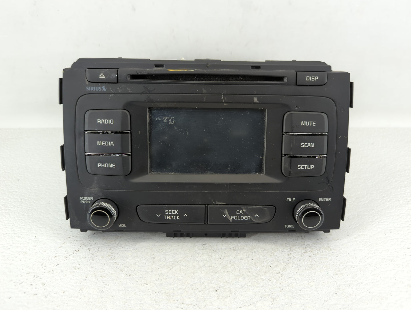 2017-2018 Kia Sedona Radio AM FM Cd Player Receiver Replacement P/N:96180-A9800WAC Fits Fits 2017 2018 OEM Used Auto Parts -