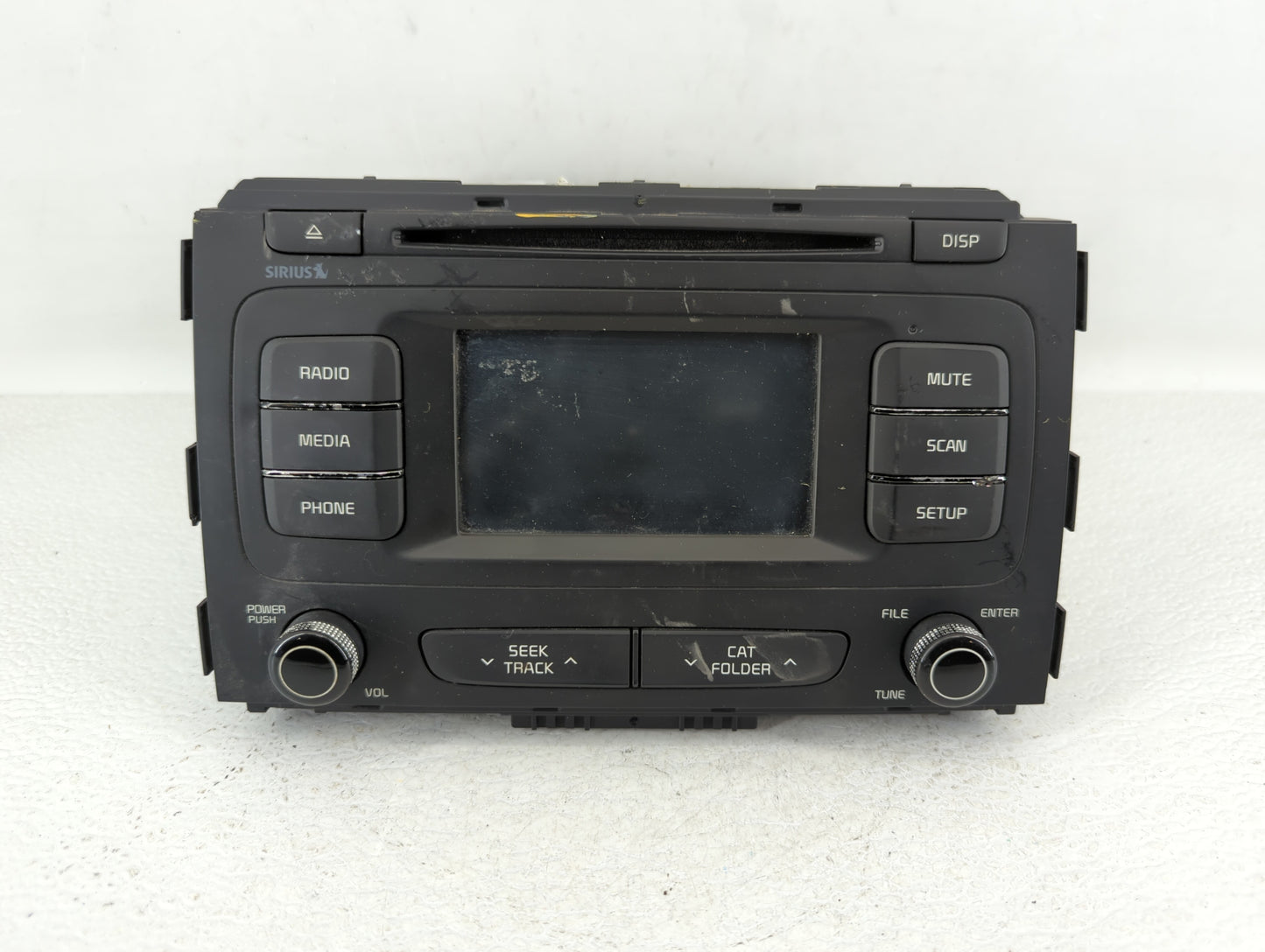 2017-2018 Kia Sedona Radio AM FM Cd Player Receiver Replacement P/N:96180-A9800WAC Fits Fits 2017 2018 OEM Used Auto Parts -
