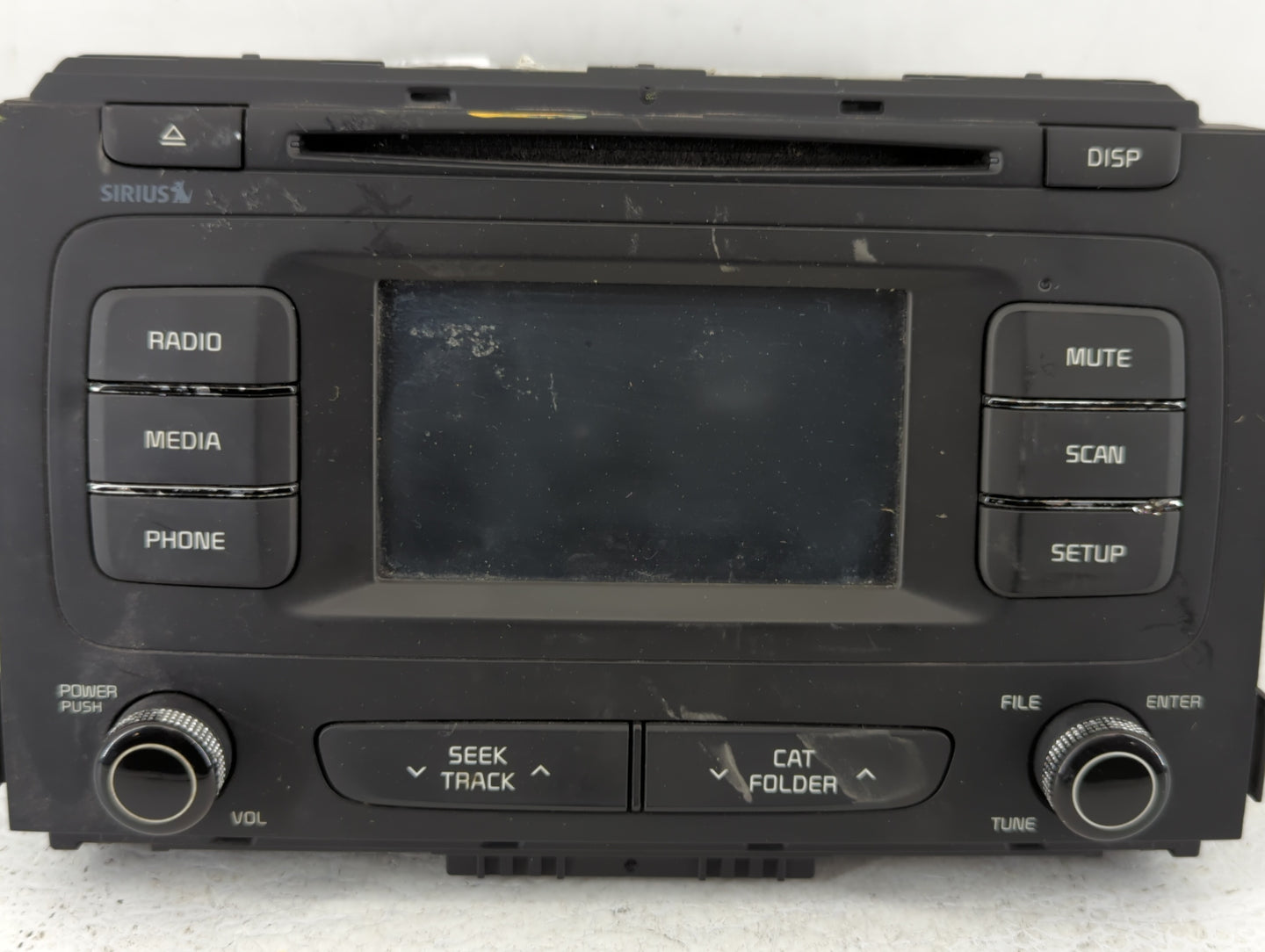 2017-2018 Kia Sedona Radio AM FM Cd Player Receiver Replacement P/N:96180-A9800WAC Fits Fits 2017 2018 OEM Used Auto Parts -