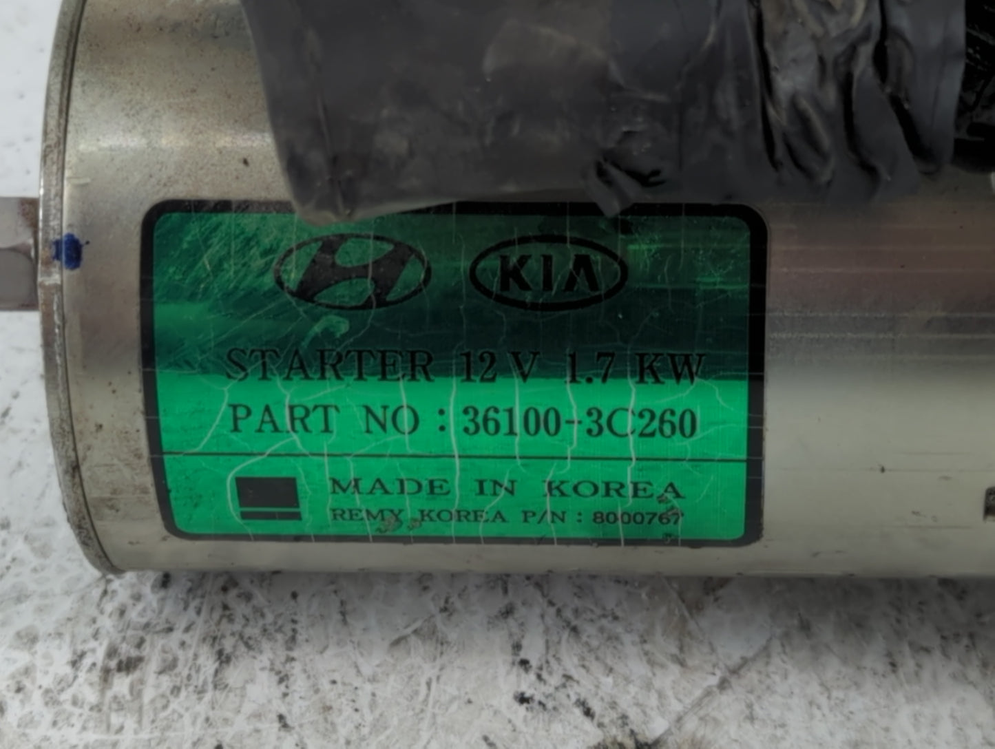 2016-2020 Kia Sedona Car Starter Motor Solenoid OEM P/N:36100-3C260 Fits Fits 2015 2016 2017 2018 2019 2020 OEM Used Auto Pa