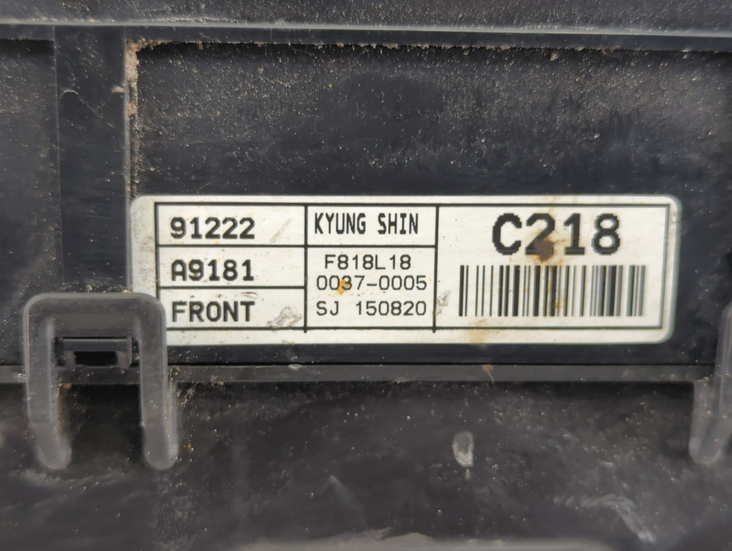 2015-2018 Kia Sedona Fusebox Fuse Box Panel Relay Module P/N:91222 A9181 Fits Fits 2015 2016 2017 2018 OEM Used Auto Parts -