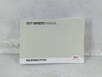 2017 Kia Sorento Owners Manual Book Guide P/N:HXG5-EU68D OEM Used Auto Parts - Oemusedautoparts1.com