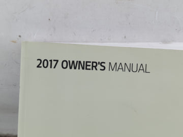 2017 Kia Sorento Owners Manual Book Guide P/N:HXG5-EU6DG OEM Used Auto Parts