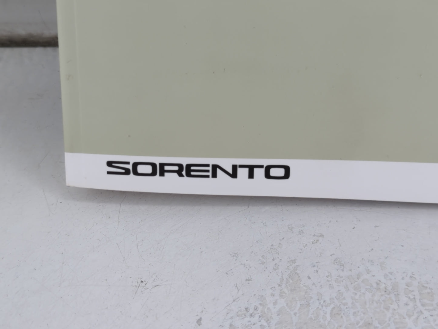 2017 Kia Sorento Owners Manual Book Guide P/N:HXG5-EU6DG OEM Used Auto Parts - Oemusedautoparts1.com