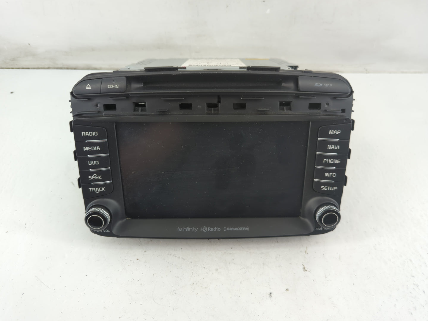 2016-2018 Kia Sorento Radio AM FM Cd Player Receiver Replacement P/N:96180-C6000WK Fits Fits 2016 2017 2018 OEM Used Auto Pa