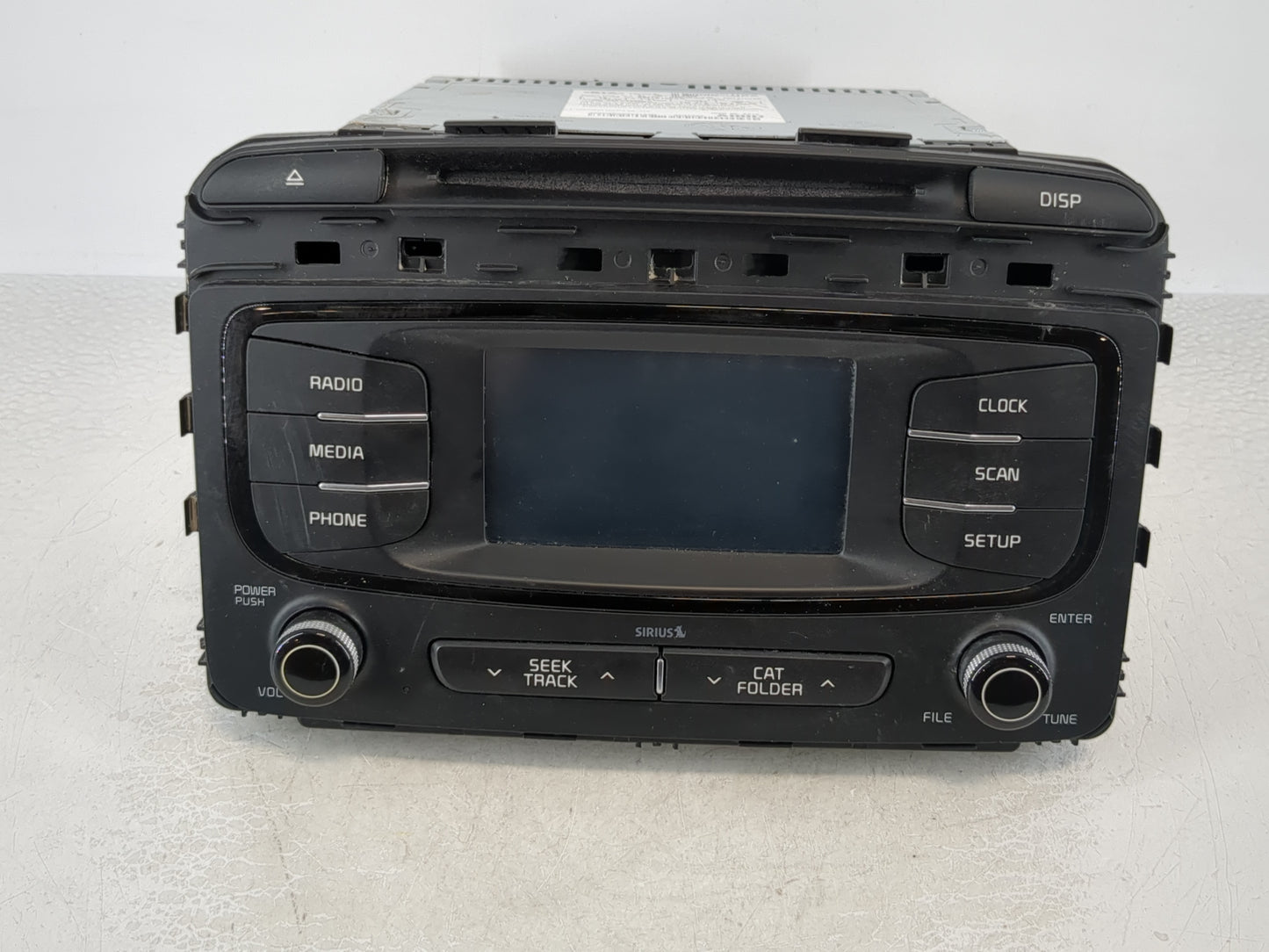 2016-2018 Kia Sorento Radio AM FM Cd Player Receiver Replacement P/N:96180-C6000WK Fits Fits 2016 2017 2018 OEM Used Auto Pa
