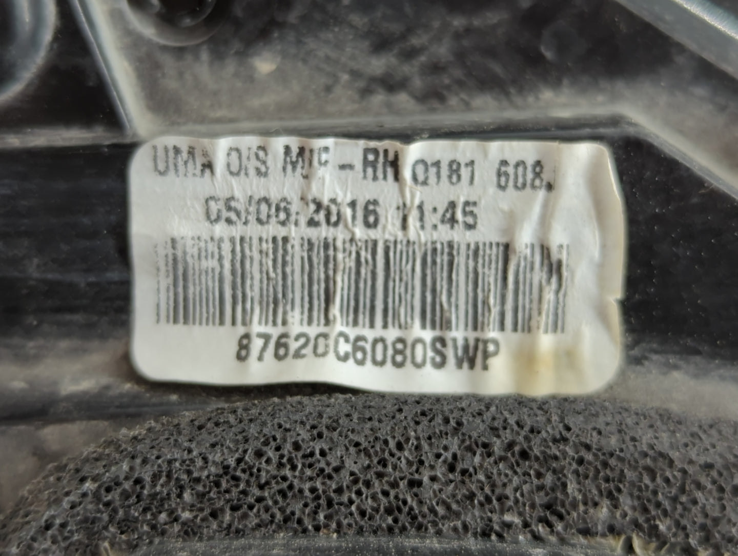 2016-2020 Kia Sorento Passenger Side View Mirror - Right Door Mirror OEM Used - Oemusedautoparts1.com