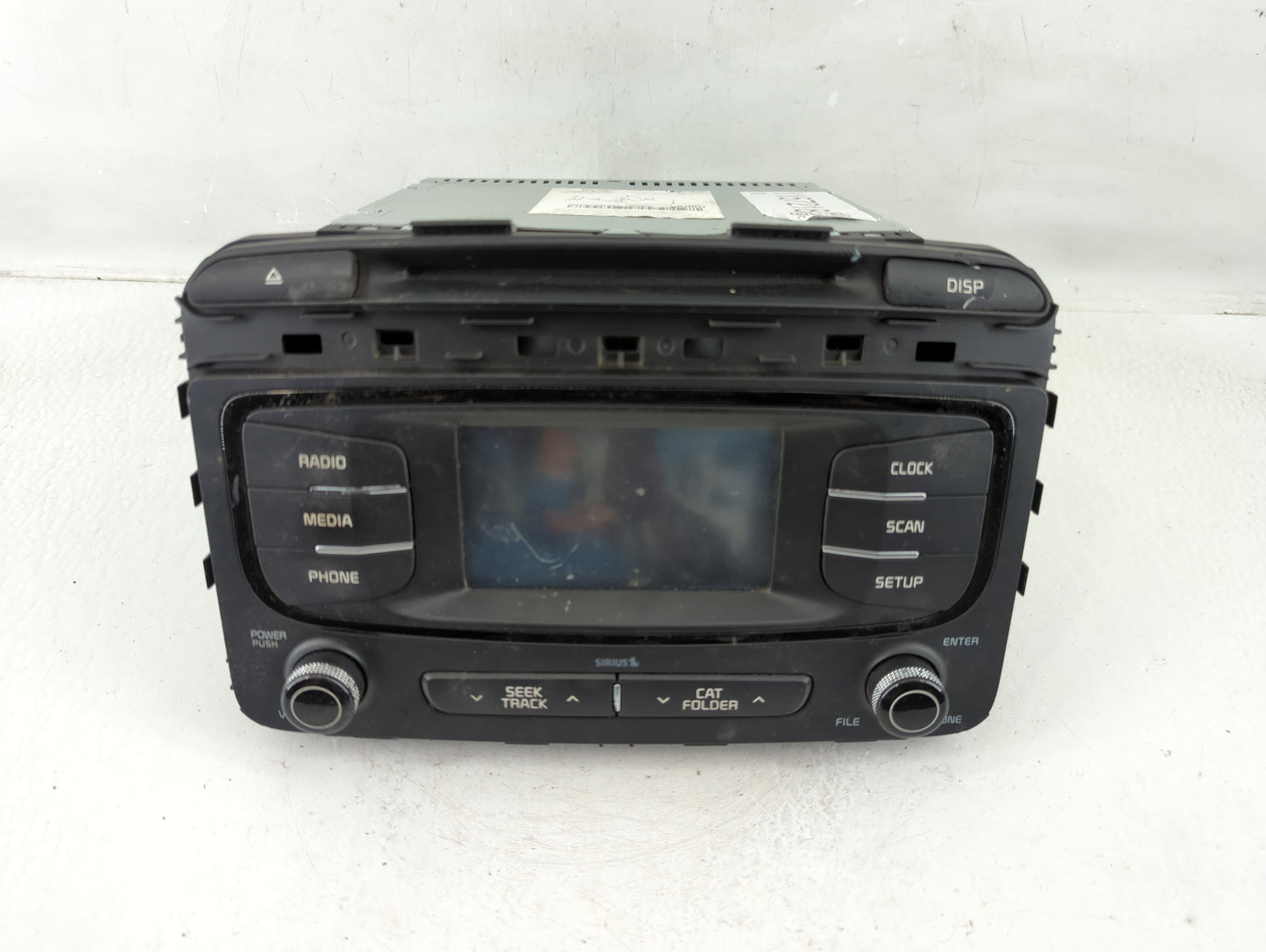 2016-2018 Kia Sorento Radio AM FM Cd Player Receiver Replacement P/N:96180-C6000WK Fits Fits 2016 2017 2018 OEM Used Auto Pa