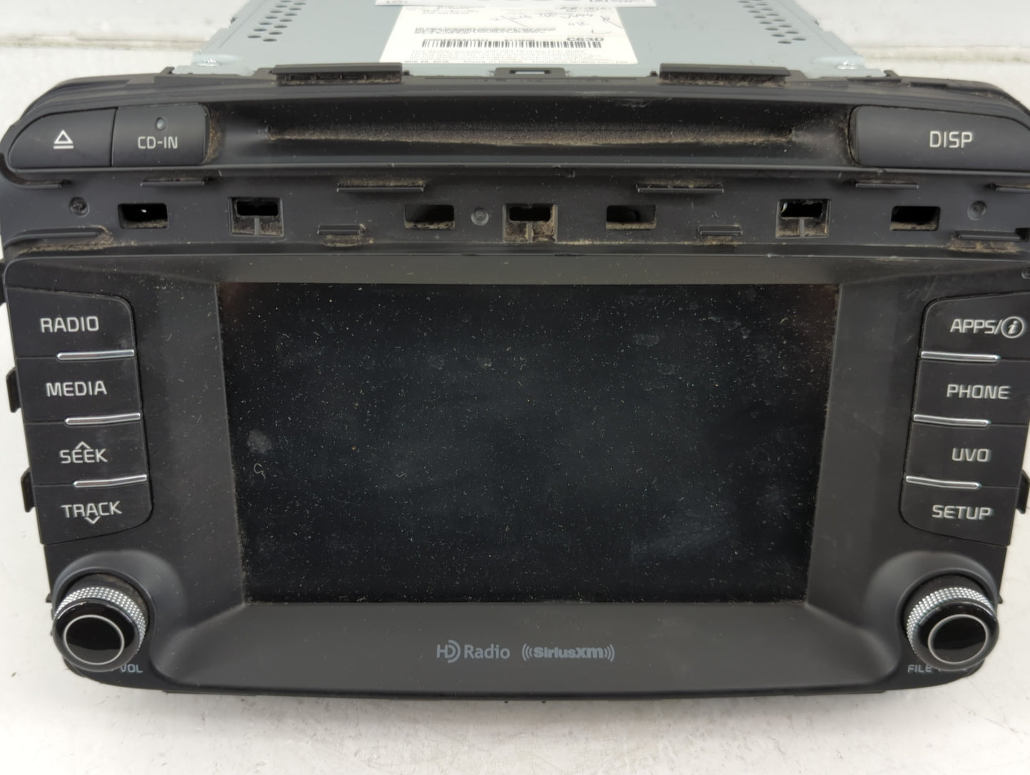 2017 Kia Sorento Radio AM FM Cd Player Receiver Replacement P/N:96160-C6300WK Fits OEM Used Auto Parts - Oemusedautoparts1.c