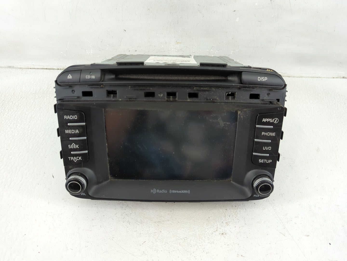 2017 Kia Sorento Radio AM FM Cd Player Receiver Replacement P/N:96160-C6300WK Fits OEM Used Auto Parts - Oemusedautoparts1.c
