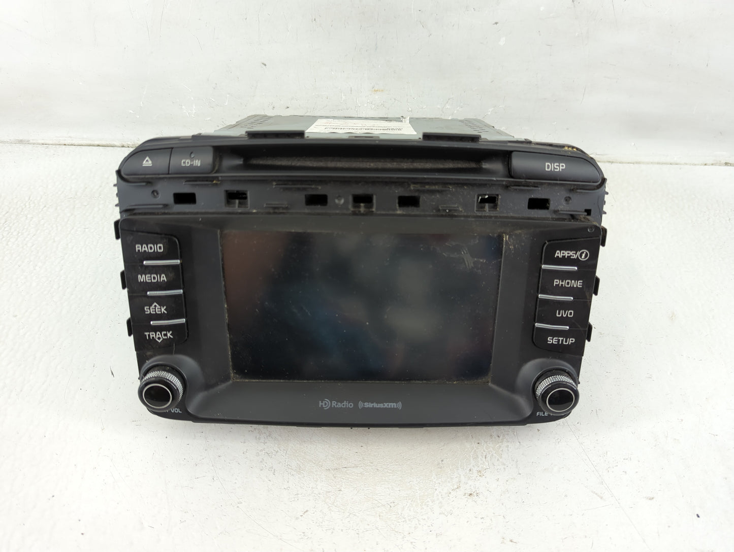 2017 Kia Sorento Radio AM FM Cd Player Receiver Replacement P/N:96160-C6300WK Fits OEM Used Auto Parts - Oemusedautoparts1.c