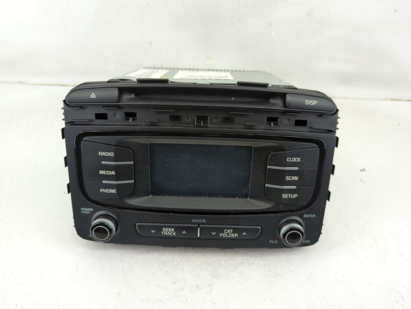 2016-2018 Kia Sorento Radio AM FM Cd Player Receiver Replacement P/N:96180-C6000WK Fits Fits 2016 2017 2018 OEM Used Auto Pa