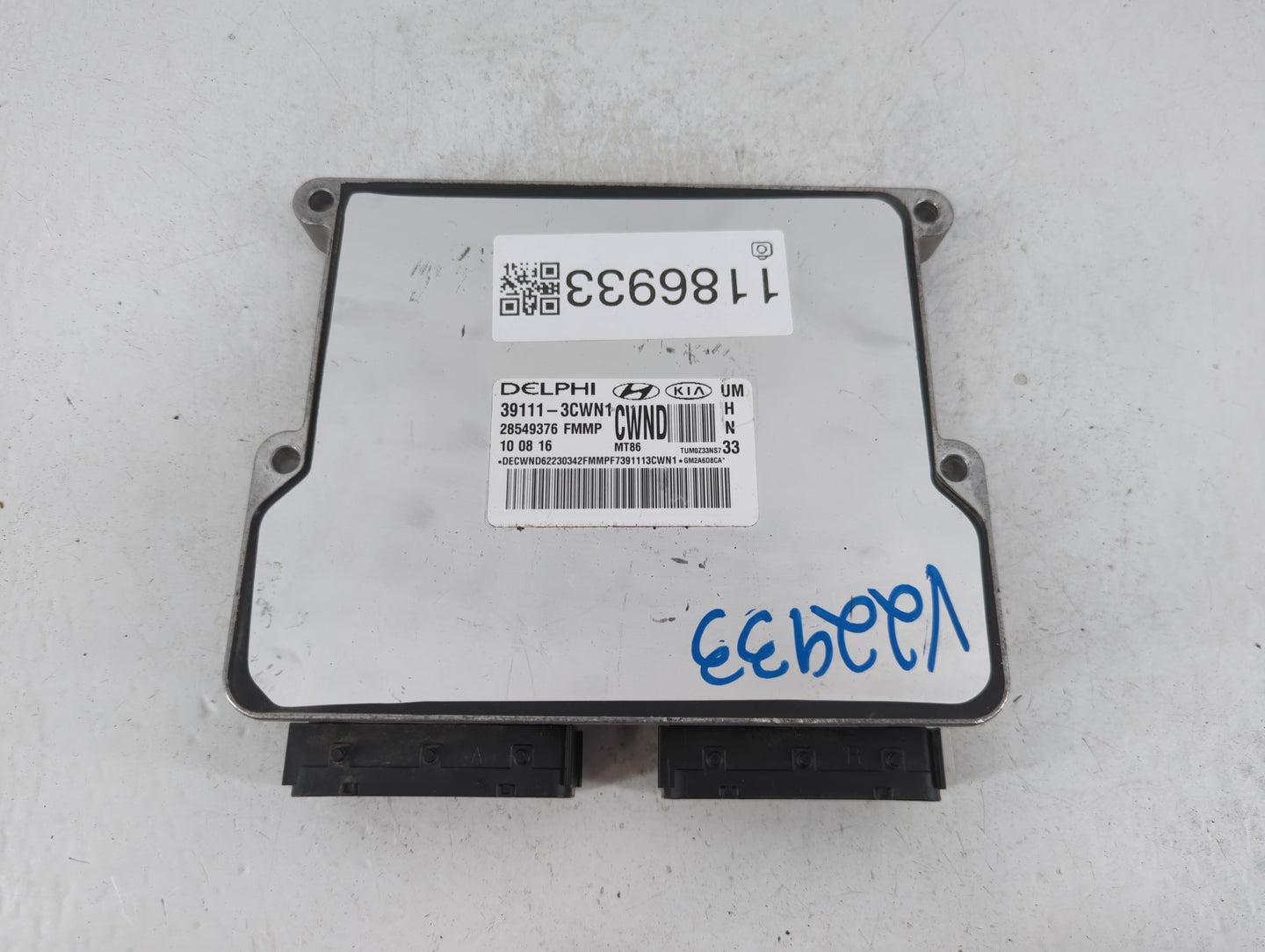 2016-2018 Kia Sorento PCM Engine Control Computer ECU ECM PCU OEM P/N:39111-3CWN1 Fits Fits 2016 2017 2018 OEM Used Auto Par