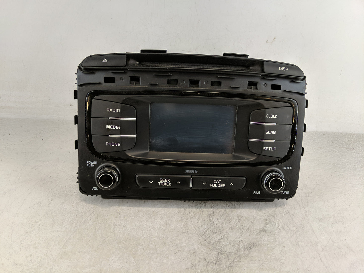 2016-2018 Kia Sorento Radio AM FM Cd Player Receiver Replacement P/N:96160-C6000WK Fits Fits 2016 2017 2018 OEM Used Auto Pa