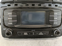 2016-2018 Kia Sorento Radio AM FM Cd Player Receiver Replacement P/N:96160-C6000WK Fits Fits 2016 2017 2018 OEM Used Auto Pa