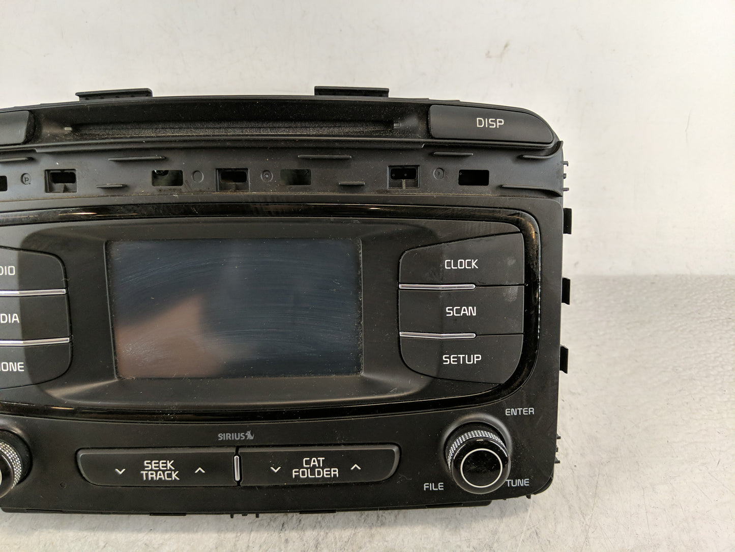 2016-2018 Kia Sorento Radio AM FM Cd Player Receiver Replacement P/N:96160-C6000WK Fits Fits 2016 2017 2018 OEM Used Auto Pa