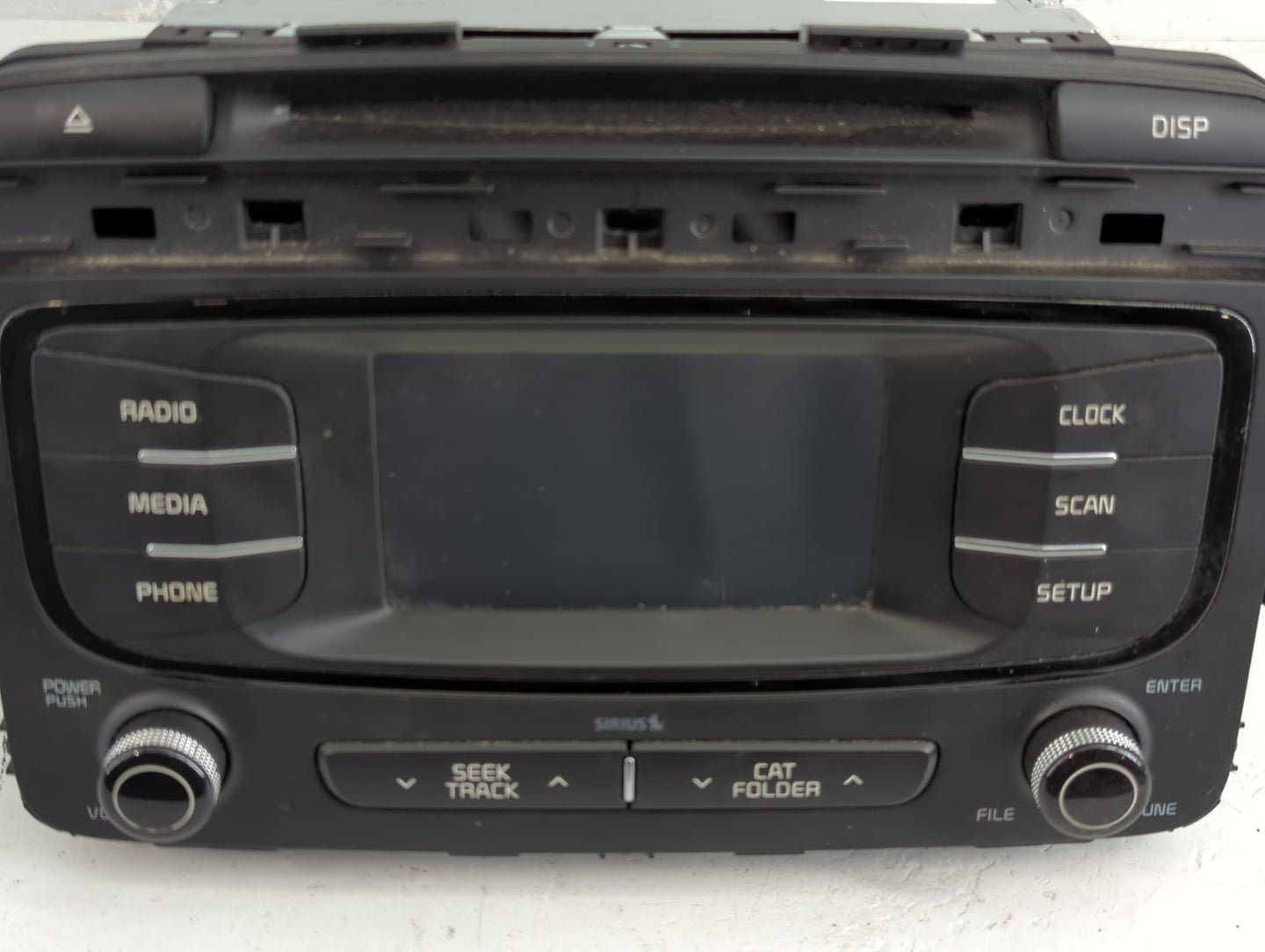 2016-2018 Kia Sorento Radio AM FM Cd Player Receiver Replacement P/N:96180-C6000WK Fits Fits 2016 2017 2018 OEM Used Auto Pa