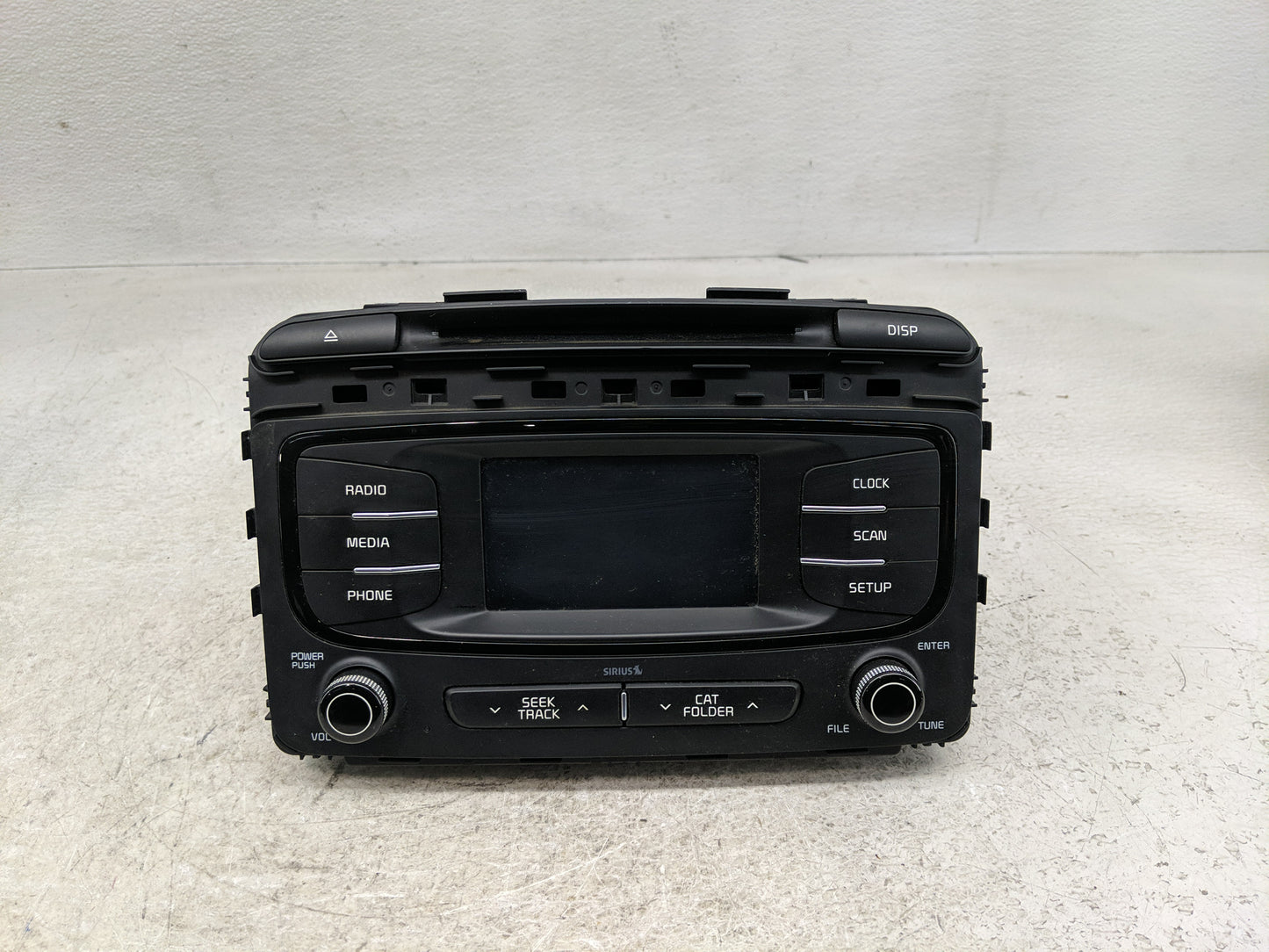 2016-2018 Kia Sorento Radio AM FM Cd Player Receiver Replacement P/N:96180-C6000WK Fits Fits 2016 2017 2018 OEM Used Auto Pa