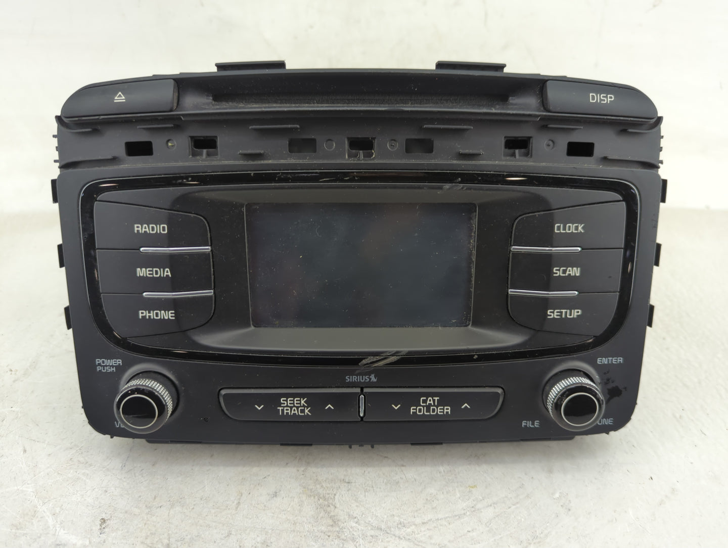 2016-2018 Kia Sorento Radio AM FM Cd Player Receiver Replacement P/N:96180-C6000WK Fits Fits 2016 2017 2018 OEM Used Auto Pa