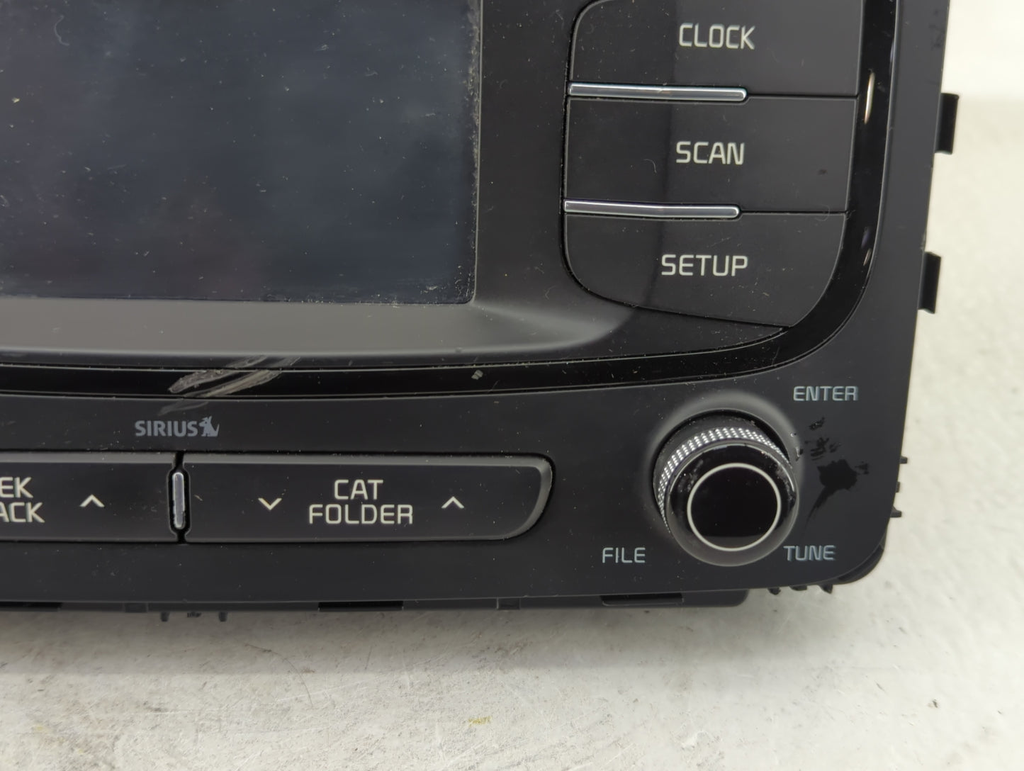2016-2018 Kia Sorento Radio AM FM Cd Player Receiver Replacement P/N:96180-C6000WK Fits Fits 2016 2017 2018 OEM Used Auto Pa