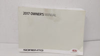 2017 Kia Sorento Owners Manual Book Guide OEM Used Auto Parts - Oemusedautoparts1.com