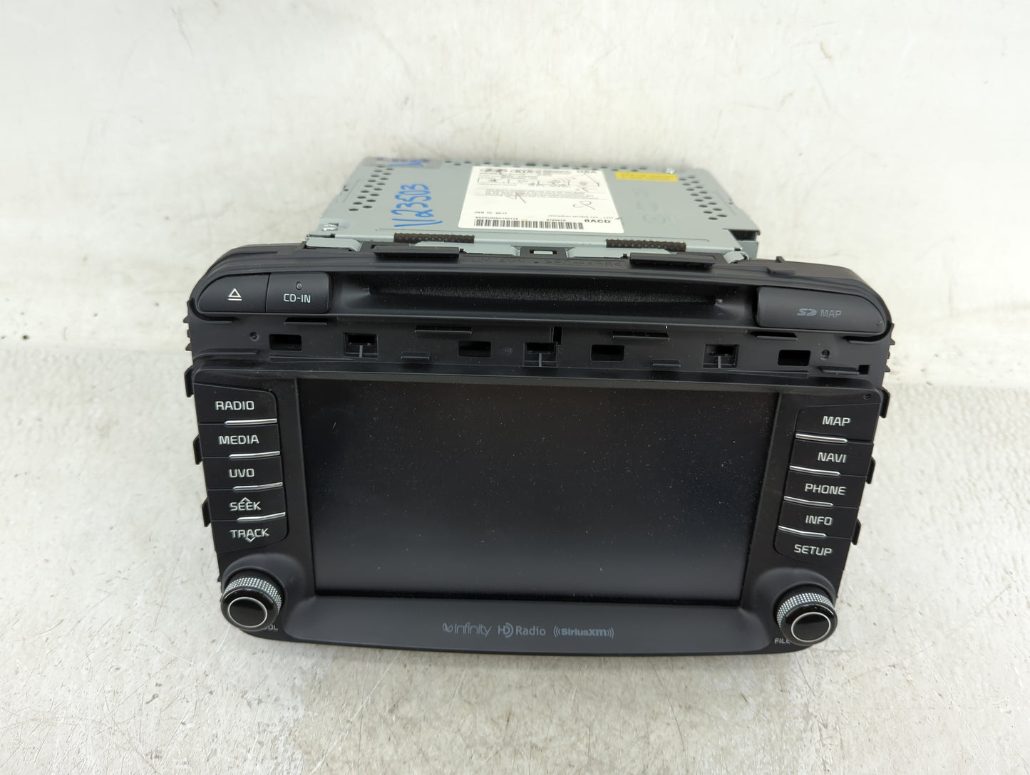 2016-2018 Kia Sorento Radio AM FM Cd Player Receiver Replacement P/N:96560-C6002WK Fits Fits 2016 2017 2018 OEM Used Auto Pa