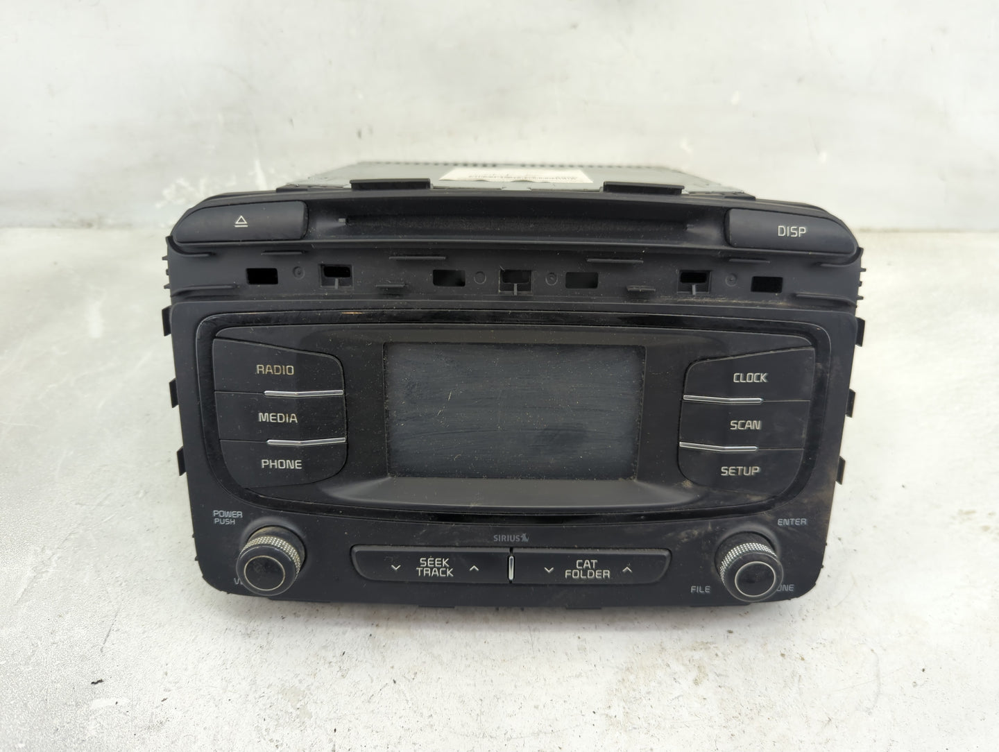 2016-2018 Kia Sorento Radio AM FM Cd Player Receiver Replacement P/N:96180-C6000WK Fits Fits 2016 2017 2018 OEM Used Auto Pa