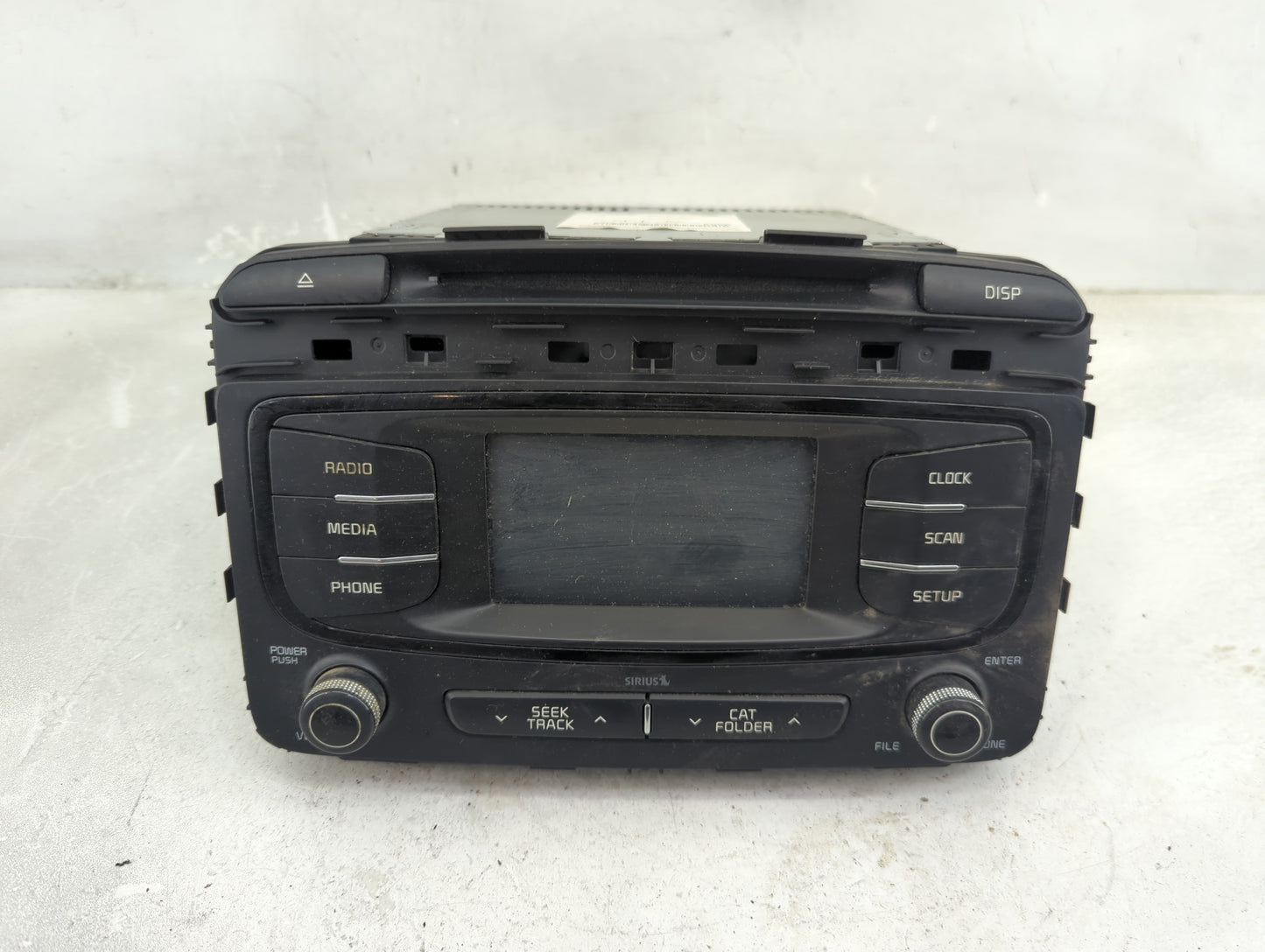 2016-2018 Kia Sorento Radio AM FM Cd Player Receiver Replacement P/N:96180-C6000WK Fits Fits 2016 2017 2018 OEM Used Auto Pa