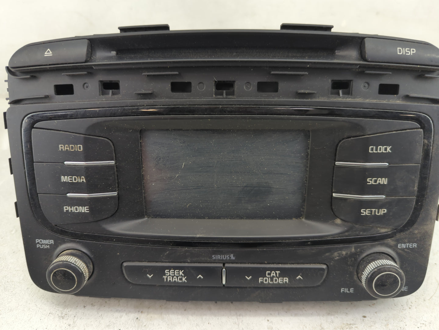 2016-2018 Kia Sorento Radio AM FM Cd Player Receiver Replacement P/N:96180-C6000WK Fits Fits 2016 2017 2018 OEM Used Auto Pa