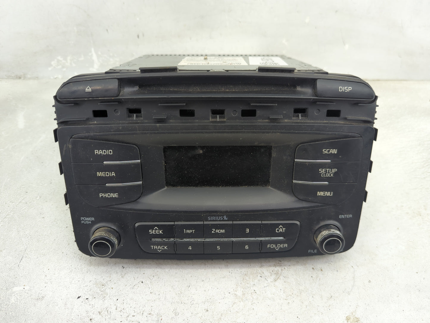 2016-2018 Kia Sorento Radio AM FM Cd Player Receiver Replacement P/N:96170-C6000WK Fits Fits 2016 2017 2018 OEM Used Auto Pa
