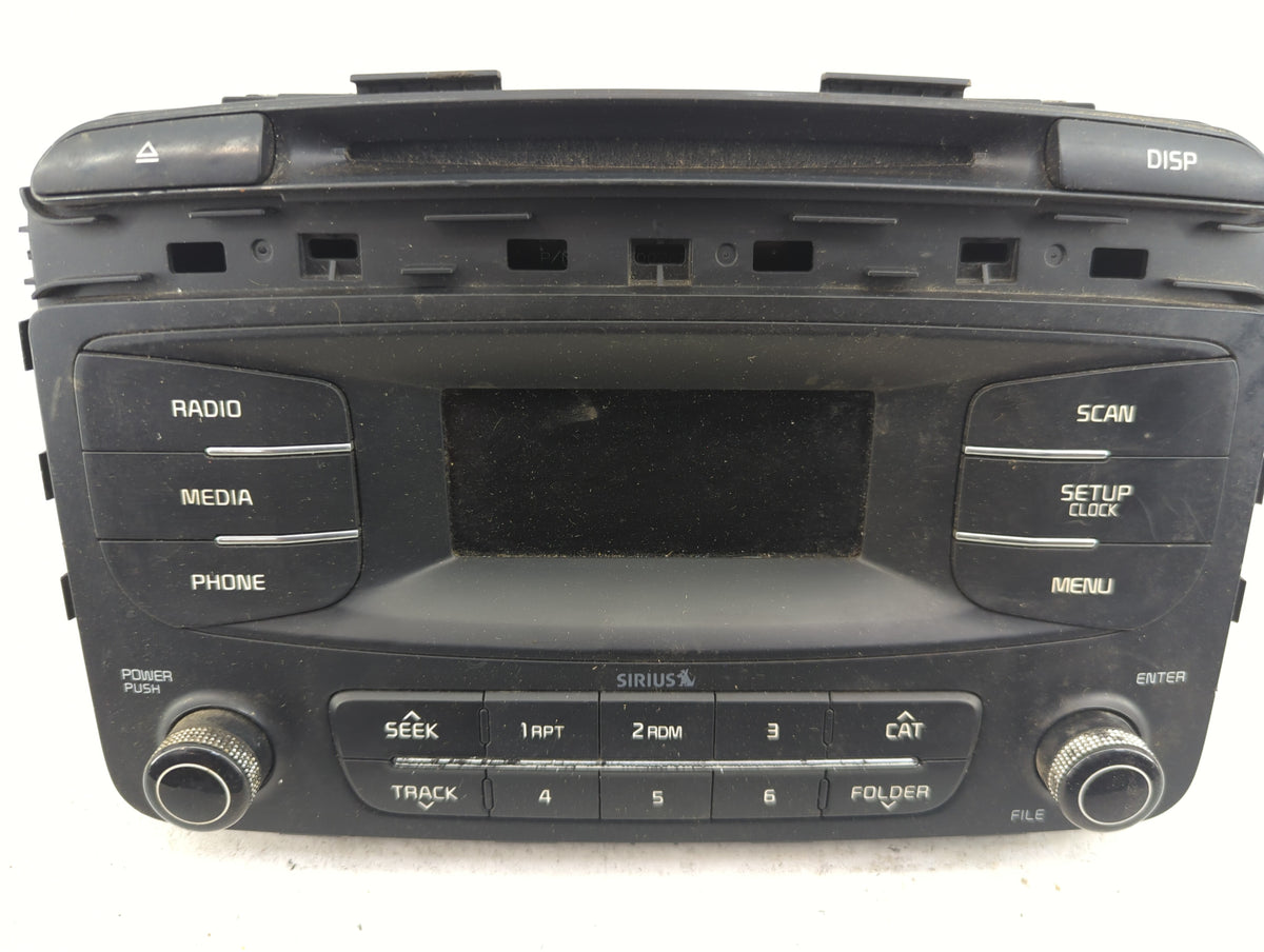 2016-2018 Kia Sorento Radio AM FM Cd Player Receiver Replacement P/N:96170-C6000WK Fits Fits 2016 2017 2018 OEM Used Auto Pa