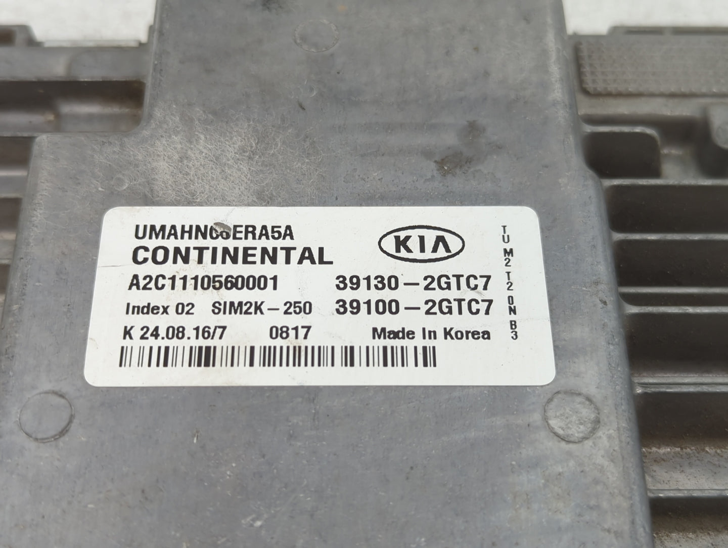 2016-2018 Kia Sorento PCM Engine Control Computer ECU ECM PCU OEM P/N:A2C1110560001 39130-2GTC7 Fits Fits 2016 2017 2018 OEM