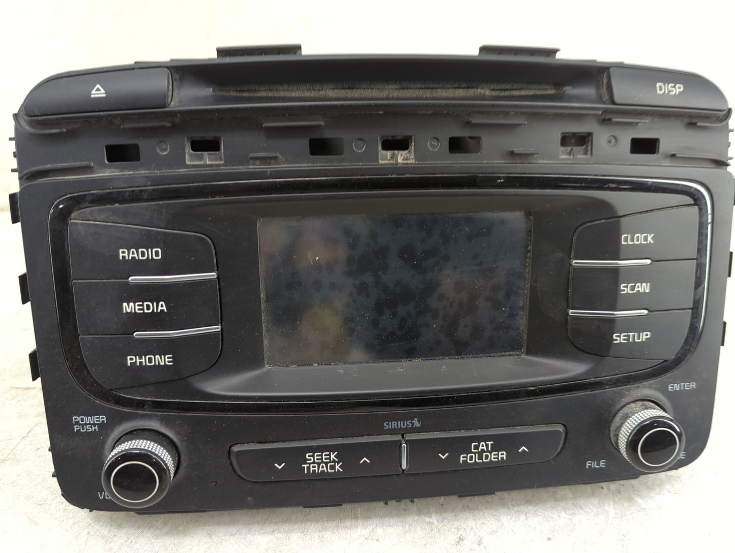 2017 Kia Sorento Radio AM FM Cd Player Receiver Replacement P/N:96180-C6000WK AM1A1C6AN, TQ8-AM1A1C6AN Fits OEM Used Auto Pa